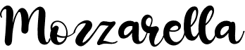 preview image of the Mozzarella font