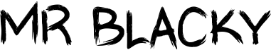 preview image of the Mr Blacky font