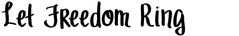 preview image of the MRF Let Freedom Ring font