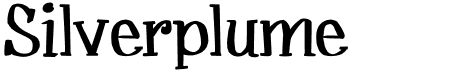 preview image of the MRF Silverplume font