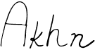 preview image of the MTF Akhn font