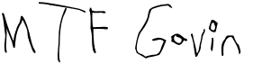 preview image of the MTF Gavin font