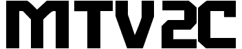 preview image of the MTV2C font