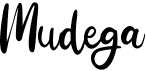 preview image of the Mudega font