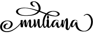 preview image of the Muliana font