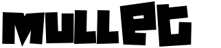preview image of the Mullet font