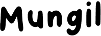 preview image of the Mungil font