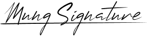 preview image of the Mung Signature font