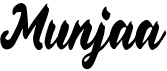preview image of the Munjaa font