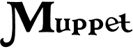 preview image of the Muppet font