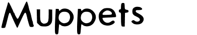 preview image of the Muppets font