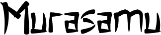 preview image of the Murasamu font