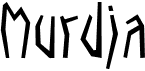 preview image of the Murdja font