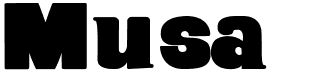 preview image of the Musa font