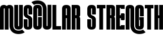 preview image of the Muscular Strength font