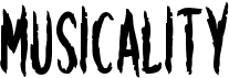 preview image of the Musicality font
