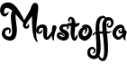 preview image of the Mustoffa font