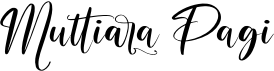preview image of the Muttiara Pagi font