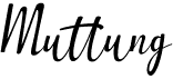 preview image of the Muttung font