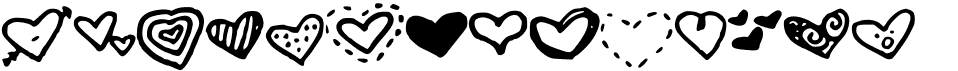 preview image of the MW Heart font