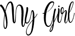 preview image of the My Girl font