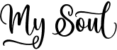 preview image of the My Soul font