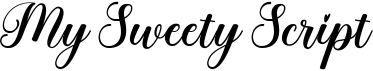 preview image of the My Sweety Script font
