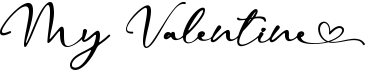 preview image of the My Valentine font