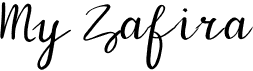 preview image of the My Zafira font