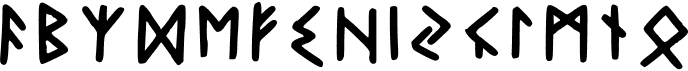 preview image of the My Font Runes font