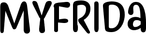 preview image of the Myfrida font