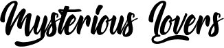 preview image of the Mysterious Lovers font