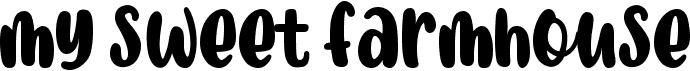 preview image of the My Sweet Farmhouse font