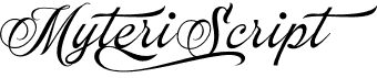 preview image of the Myteri Script font