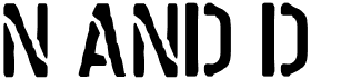 preview image of the N&D font