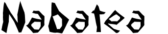 preview image of the Nabatea font