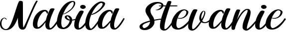 preview image of the Nabila Stevanie font