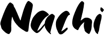 preview image of the Nachi font