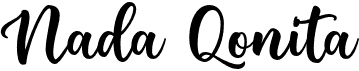 preview image of the Nada Qonita font