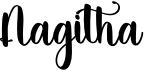 preview image of the Nagitha font