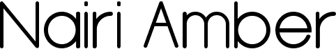 preview image of the Nairi Amber font