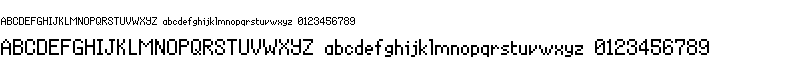 preview image of the Naïve Pixel font