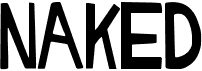 preview image of the Naked font