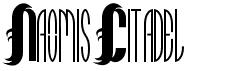 preview image of the Naomis Citadel font
