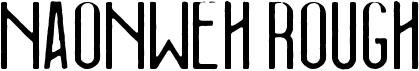 preview image of the Naonweh Rough font