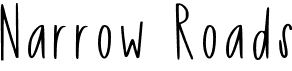 preview image of the Narrow Roads font