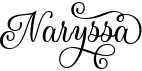 preview image of the Naryssa font
