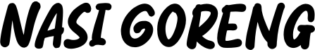 preview image of the Nasi Goreng font