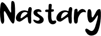 preview image of the Nastary font