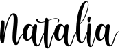preview image of the Natalia font
